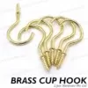 Cup Hook Brass (144PCS)