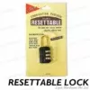 Resettable Lock - Gold